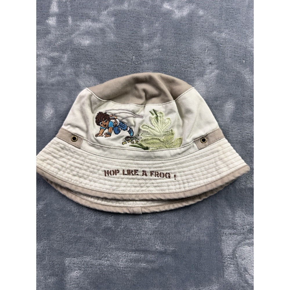 Nick Jr Go Diego Go! Kids Boys Bucket Safari Cap-Hat Embroidered 2008